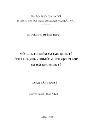 Mô Hình Điểm Đánh Giá Kinh Tế Tại Trường Đại Học Quốc