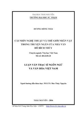 Cái Nhìn Nghệ Thuật và Thế Giới Nhân Vật Trong Truyện 