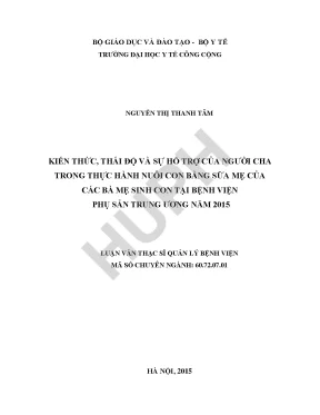 Vai Trò Của Người Cha Trong Nuôi Dưỡng Trẻ Sơ Sinh Bằng