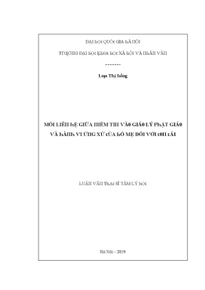 Nghiên Cứu Mối Liên Hệ Giữa Tâm Lý Phật Giáo và Hành Vi 
