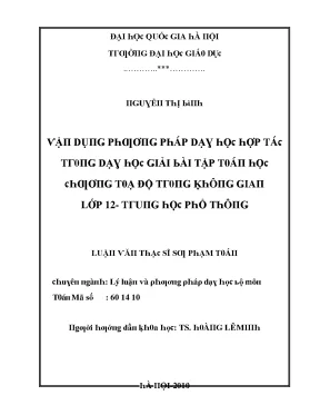 Giải Bài Tập Đại Học Quốc Gia Hà Nội: Lý Luận và Phương Pháp