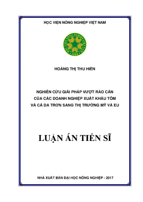 Giải Pháp Xuất Khẩu Tôm và Cá Da Trơn Sang Thị Trường Mỹ