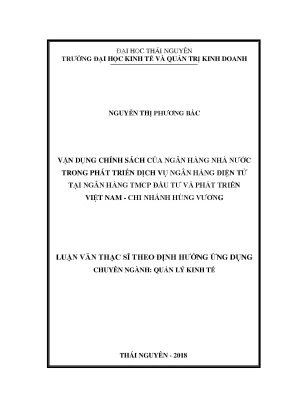 Phát Triển Dịch Vụ Ngân Hàng Điện Tử Tại BIDV Hùng
