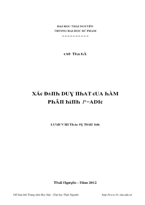 Học Tập Tại Trường Đại Học Sư Phạm Thái Nguyên