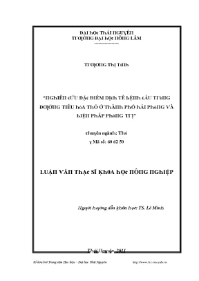 Nghiên cứu điểm ô nhiễm môi trường tại thành phố Hải Phòng