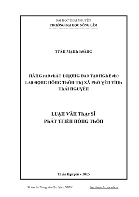 Đại Học Nông Lâm Thái Nguyên: Nghiên Cứu và Phát Triển