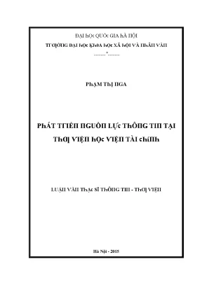 Nghiên Cứu Về Phát Triển Nguồn Lực Tại Trường Đại Học Xã