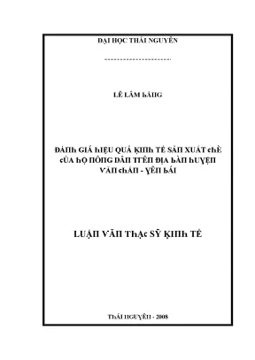 Hiệu Quả Kinh Tế Từ Xuất Khẩu Hàng Hóa Tại Thái Nguyên