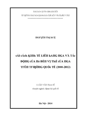 Phân Tích Tình Hình Kinh Tế Xã Hội Tại Hà Nội (2000-2012)