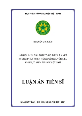 Giải Pháp Thúc Đẩy Liên Kết Phát Triển Rừng Gỗ Nguyên