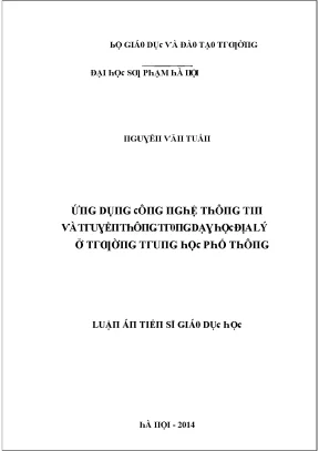 Địa Lý Tại Đại Học Sư Phạm Hà Nội: Nghiên Cứu và Ứng Dụng