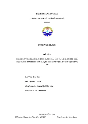 Nghiên cứu về ảnh hưởng của mài mòn trong ngành công nghiệp