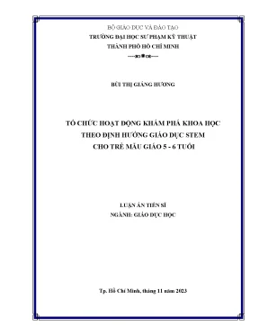 Khám Phá Khoa Học Theo Định Hướng Giáo Dục STEM Cho Trẻ