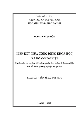 Liên Kết Giữa Cộng Đồng Khoa Học và Doanh Nghiệp: Nghiên
