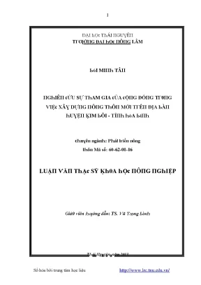 Nghiên cứu sự tham gia của đồng bào dân tộc thiểu số tại