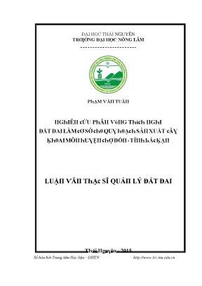 Nghiên cứu quy hoạch sản xuất khoai môn tại Bắc Kạn