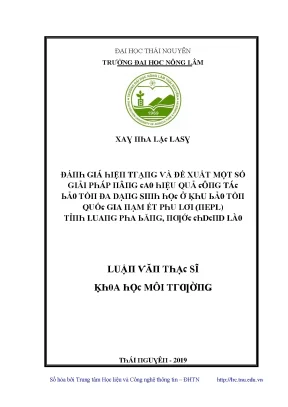 Giải pháp nâng cao hiệu quả bảo tồn đa dạng sinh học tại