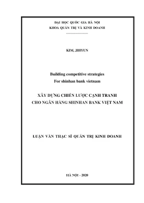 Chiến Lược Cạnh Tranh Cho Ngân Hàng Shinhan Bank Việt Nam