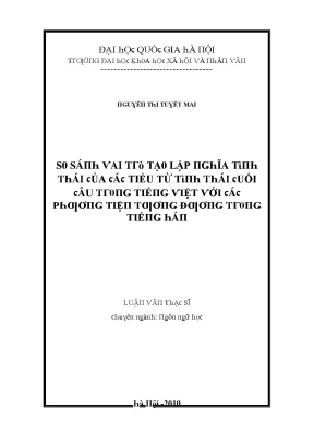 Nghiên Cứu Về Tiểu Từ Trong Tiếng Việt: Phân Tích và Ứng