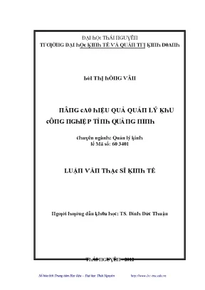 Quản lý hiệu quả khuôn viên Đại học Thái Nguyên