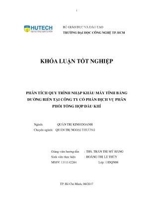 Phân Tích Quy Trình Nhập Khẩu Máy Tính Bằng Đường Biển