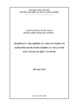 Nghiên cứu về hiệu quả sử dụng nước trong sản xuất nông