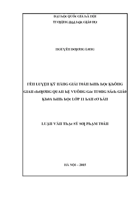 Giải pháp nâng cao chất lượng giáo dục tại Đại học Giao