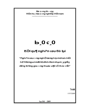 Bé Công Thương Viện Học Công Nghiệp Việt Nam: Đổi Mới và 