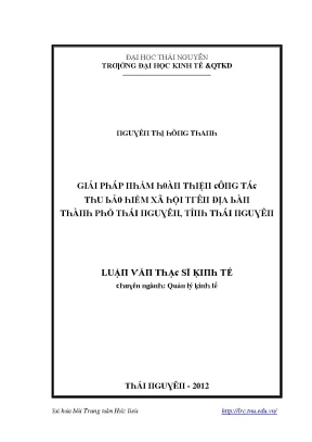 Học Kinh Tế Tại Trường Đại Học Kinh Tế & QTKD Thái Nguyên