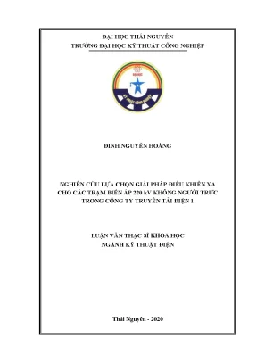 Giải Pháp Điều Khiển Xa Cho Trạm Biến Áp 220 kV Không