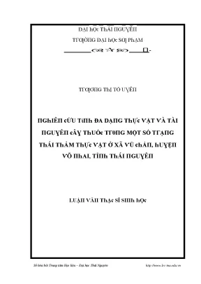Nghiên cứu về tài nguyên và môi trường tại Đại học Thái 