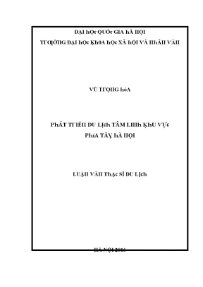 Nghiên Cứu Du Lịch Tâm Lý Tại Hà Nội