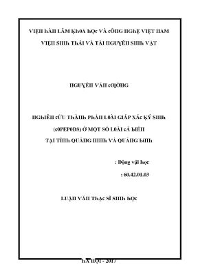Nghiên Cứu Về Đặc Điểm Sinh Thái Của Các Loài Cá Ở Việt Nam
