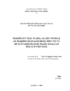 Nghiên Cứu Kết Quả Phẫu Thuật Xơ Hóa Ở Delta Tại Việt Nam