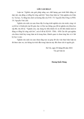 Nâng cao chất lượng khởi động và làm việc của động cơ