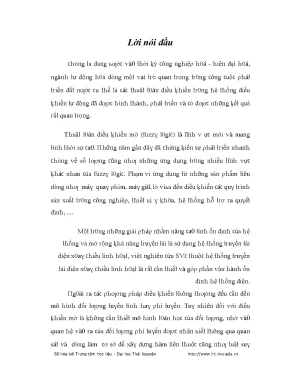 Tối ưu hóa hệ thống điều khiển mờ trong công nghệ hiện đại