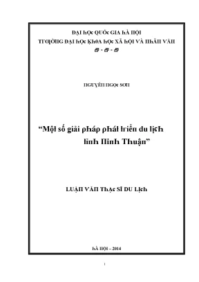 Nghiên Cứu Phát Triển Du Lịch Tỉnh Phú Thọ
