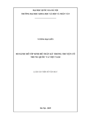 So Sánh Mô Típ Sinh Đẻ Thần Kỳ Trong Truyện Cổ Trung 