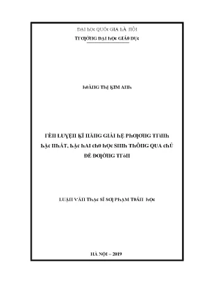 Giải pháp phát triển hệ thống giáo dục tại Đại học Giao