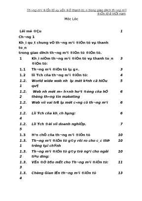 Thương mại điện tử và giải pháp thanh toán tại Việt Nam