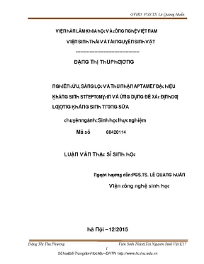 Nghiên cứu về hiệu quả của phương pháp kiểm nghiệm sinh