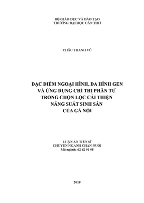 Nghiên cứu Đặc điểm Ngoại hình và Đa hình Gen Gà Nòi tại