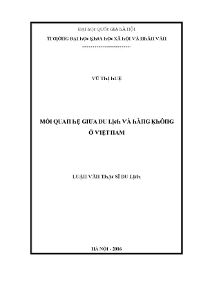 Mối Quan Hệ Giữa Du Lịch và Văn Hóa Ở Việt Nam