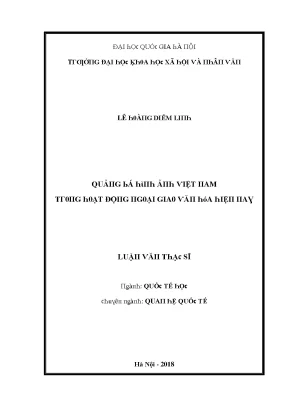 Luận Văn Về Quản Lý Xã Hội Tại Đại Học Quốc Gia Hà Nội