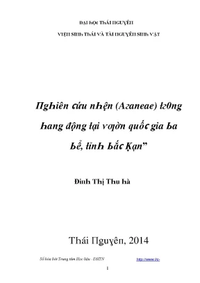Nghiên cứu về hệ thực vật Agraea tại Việt Nam