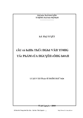 Nghiên cứu về Đại học Thái Nguyên và các phương pháp học tập