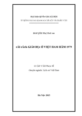 Nghiên Cứu Về Giáo Dục Xã Hội Tại Việt Nam Năm 1979