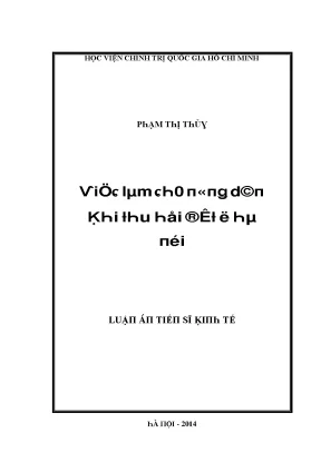 Nghiên Cứu Về Tình Hình Đất Đai Tại Hà Nội