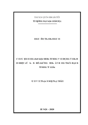 Đại học Quốc gia Hà Nội: Đào tạo và Nghiên cứu 2020
