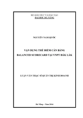 Ứng Dụng Thẻ Điểm Cân Bằng BSC Tại VNPT Đắk Lắk: Nghiên